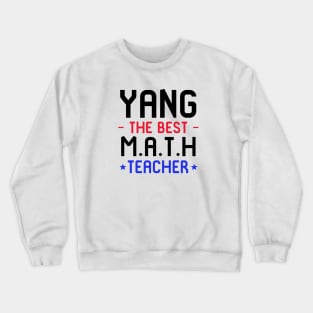 Andrew Yang Math. Math Teacher Funny 2020 Crewneck Sweatshirt